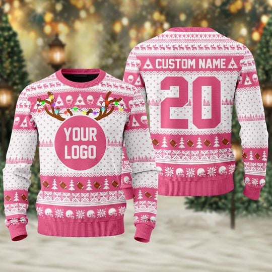 Custom Your Logo Ugly Sweater Your Business Logo Brand Logo Sweater Company Logo Gift - Image 18