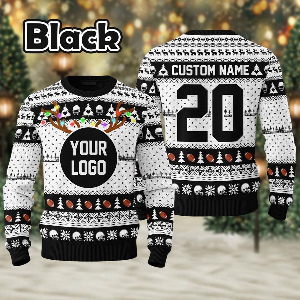 Custom Your Logo Ugly Sweater Your Business Logo Brand Logo Sweater Company Logo Gift - Image 5