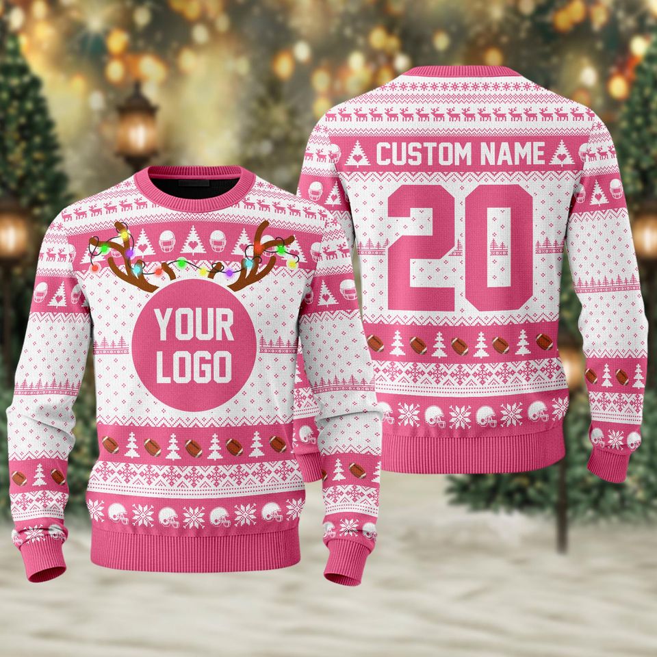 Custom Your Logo Ugly Sweater Your Business Logo Brand Logo Sweater Company Logo Gift - Image 8