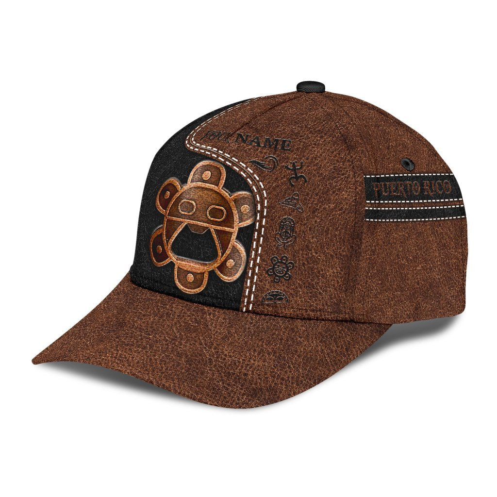 Customize Name Sol Taino Puerto Rico 3D All Printed Classic Cap Hats Trucker Hats Custom Hats Gifts For Men & Women