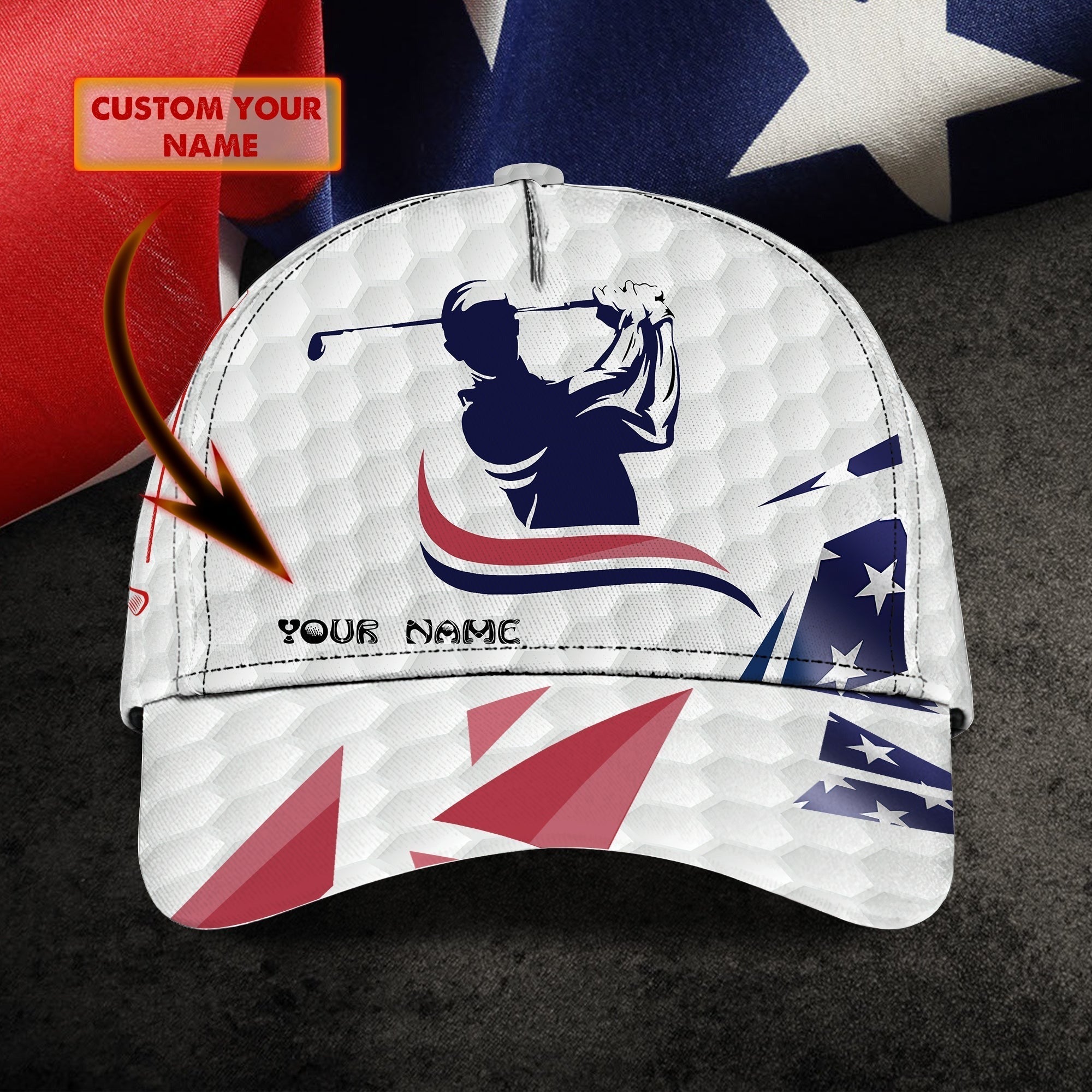 Customized 3D All Over Print Classic Cap Hat For Golfer, Golf Cap For Men And Women Trucker Hats Custom Hats Gifts For Men & Women