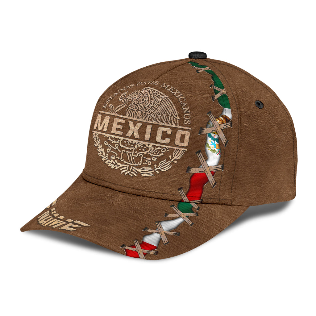 Customized 3D Full Printed Unisex Mexico Classic Cap, Mexican Baseball Hat For Travel Summer Trucker Hats Custom Hats Gifts For Men & Women
