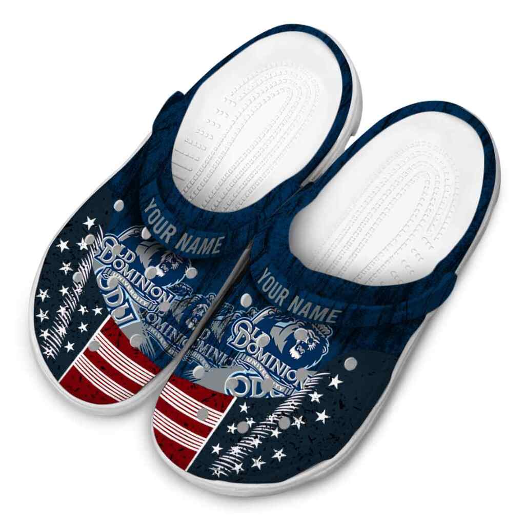 Customized Air Force Falcons Contrasting Stripes ClogTVC1801741 - Image 4
