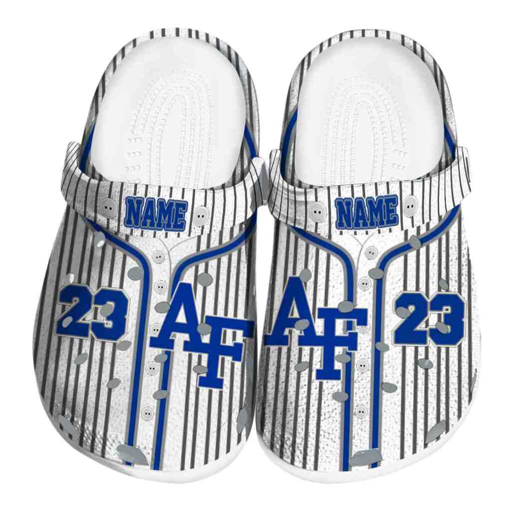Customized Air Force Falcons Pinstripe Pattern ClogTVC1801747
