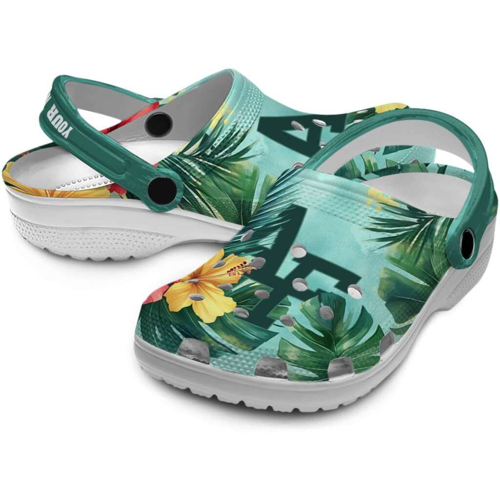 Customized Air Force Falcons Tropical Vibes ClogTVC1801755 - Image 3