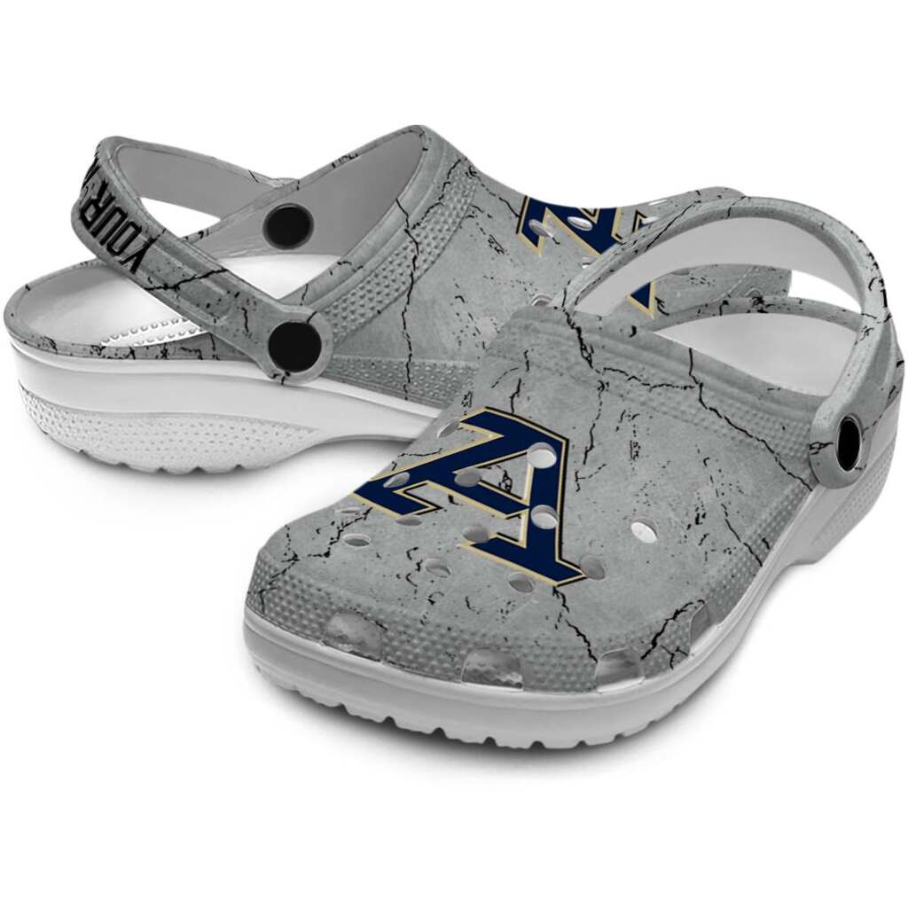 Customized Akron Zips Cracked Texture ClogTVC1801777 - Image 3
