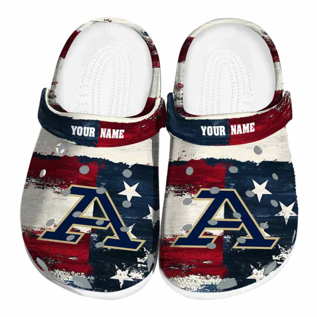 Customized Akron Zips Patriotic Stripes ClogTVC1801757
