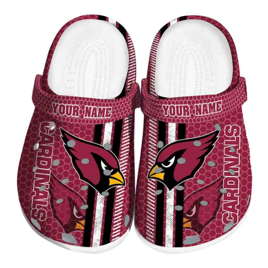 Customized Arizona Cardinals Contrasting Stripes ClogTVC1801975