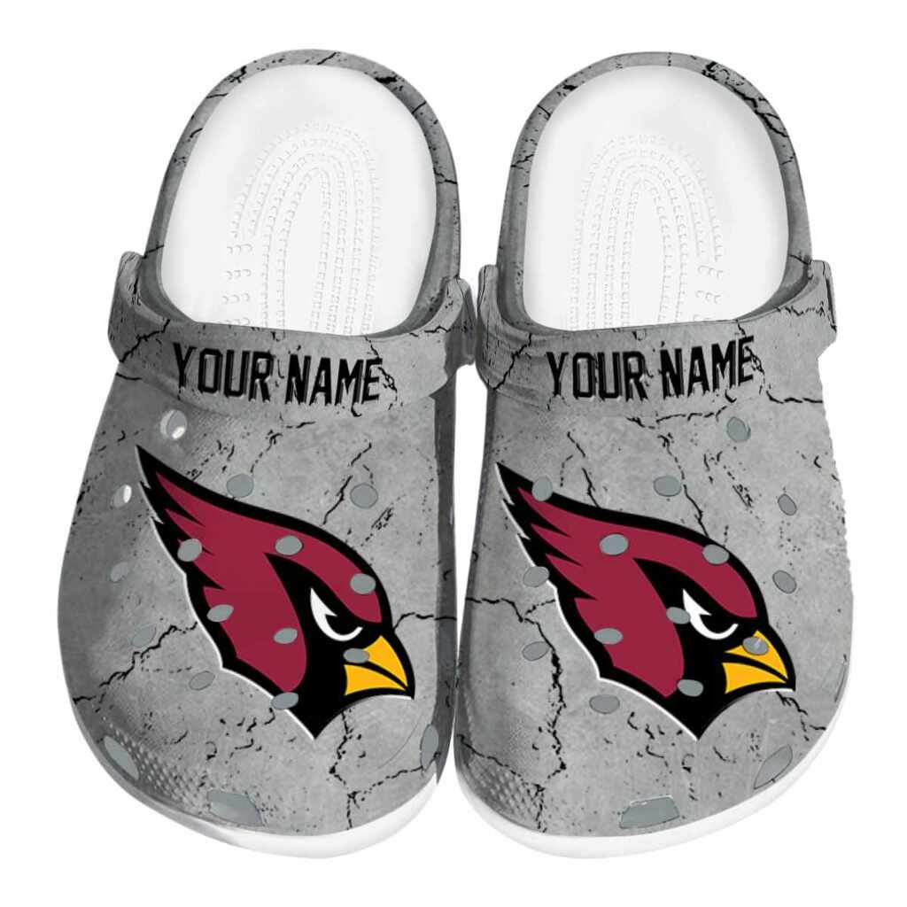 Customized Arizona Cardinals Cracked Texture ClogTVC1801975