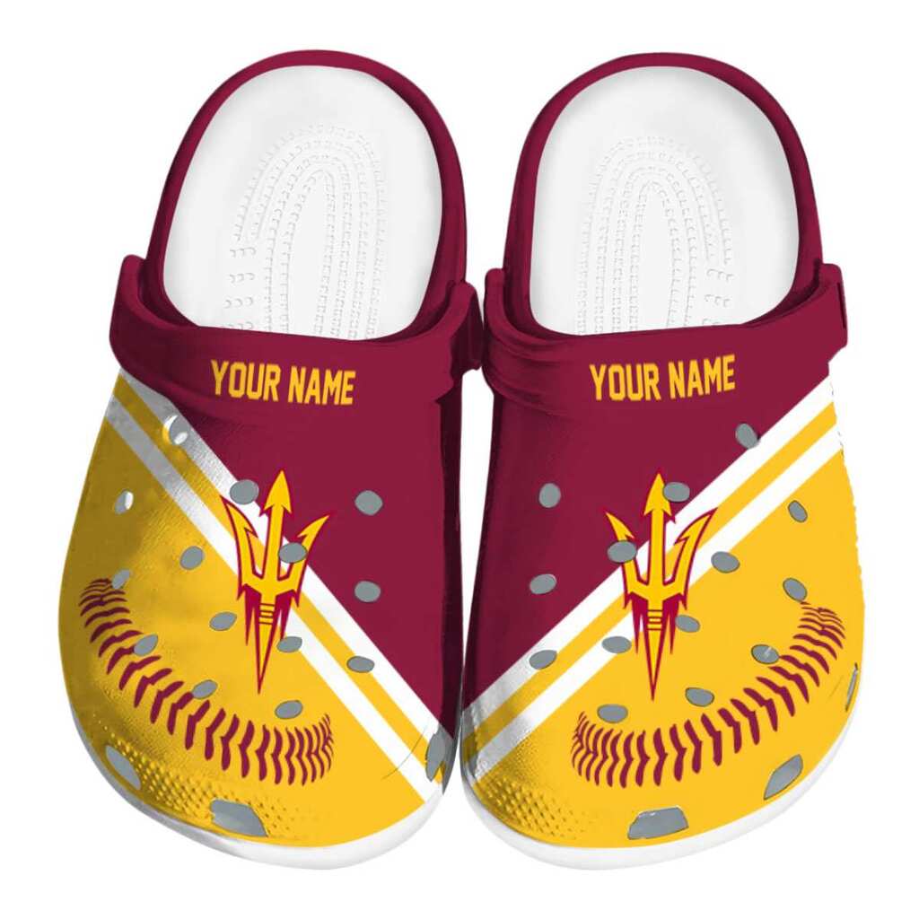 Customized Arizona State Sun Devils Baseball Motif ClogTVC1801978