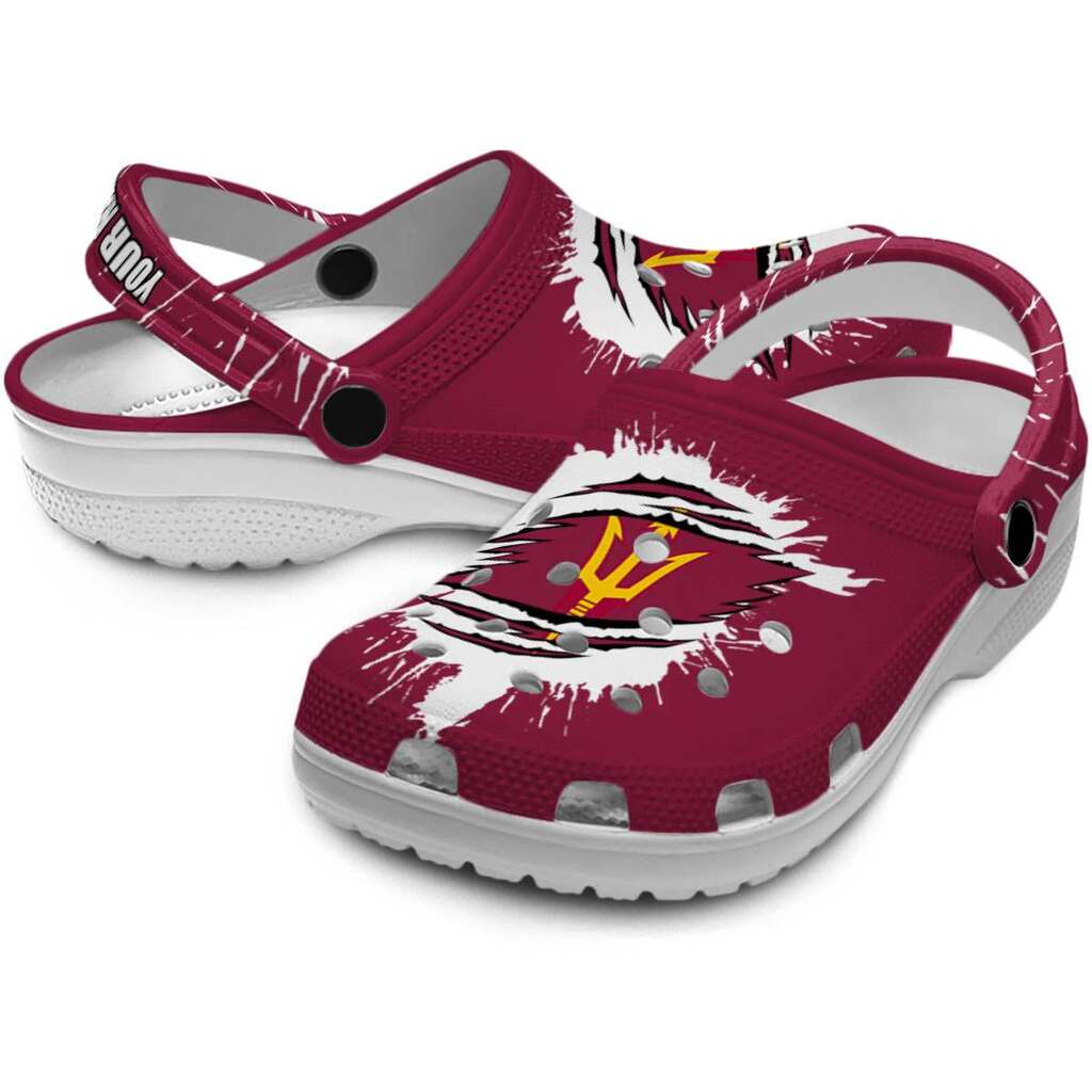 Customized Arizona State Sun Devils Splash Motif Background ClogTVC1801977 - Image 3