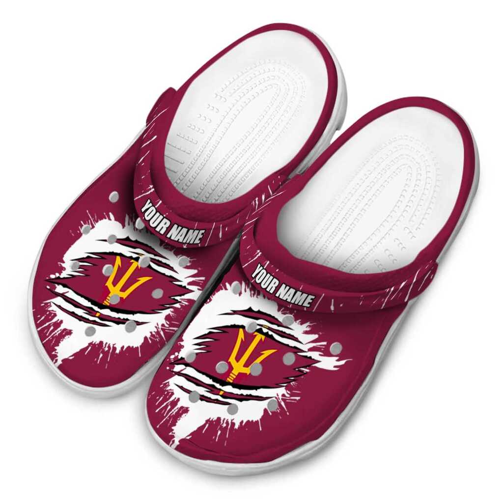 Customized Arizona State Sun Devils Splash Motif Background ClogTVC1801977 - Image 4