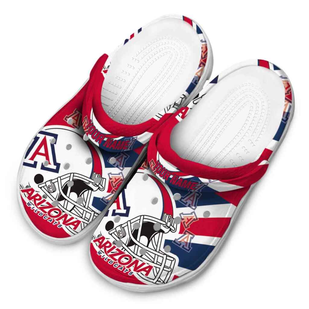 Customized Arizona Wildcats Football Helmet ClogTVC1801979 - Image 4