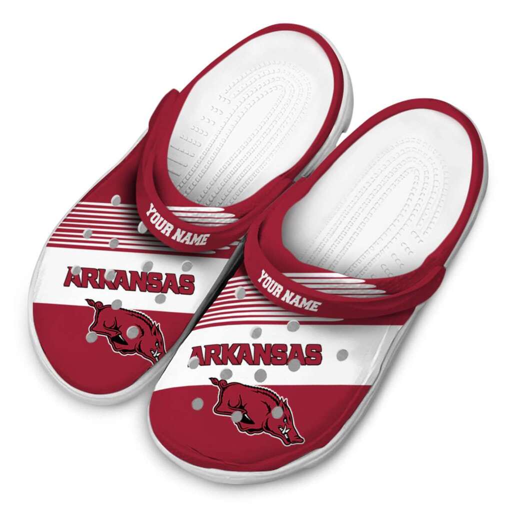 Customized Arkansas Razorbacks Vibrant Dual-Tone ClogTVC1801976 - Image 4
