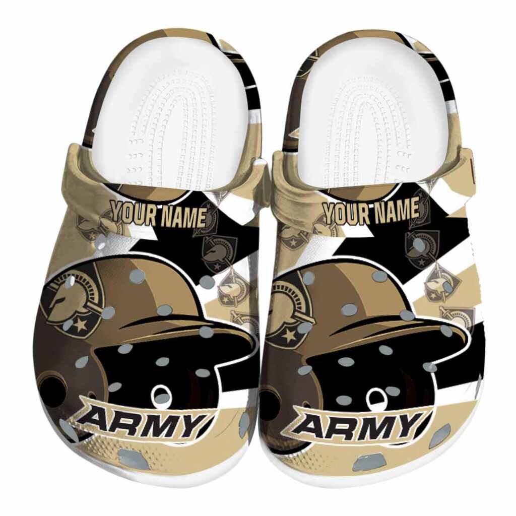 Customized Army Black Knights Baseball Helmet ClogTVC1801809