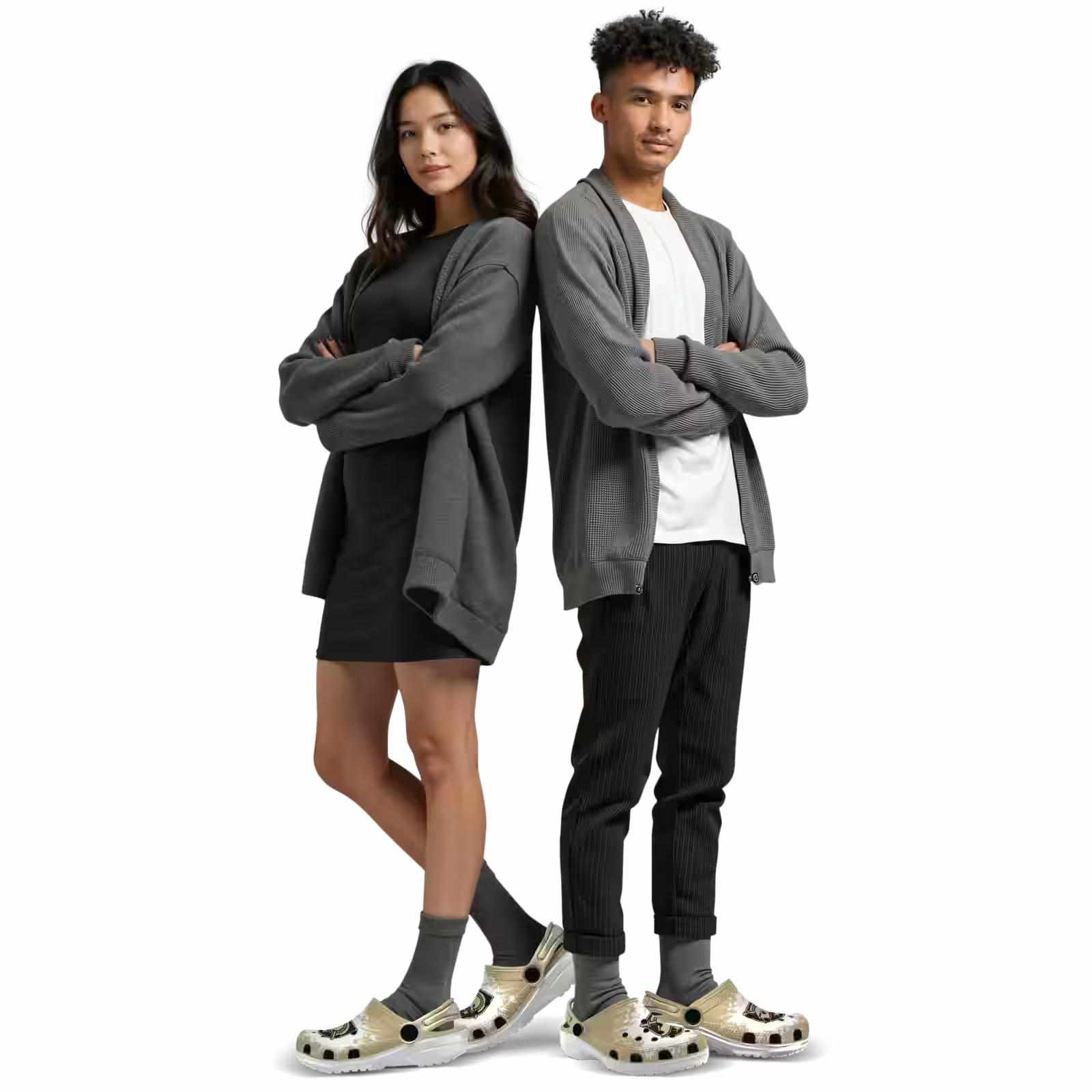 Customized Army Black Knights Splatter Background ClogTVC1801749 - Image 7