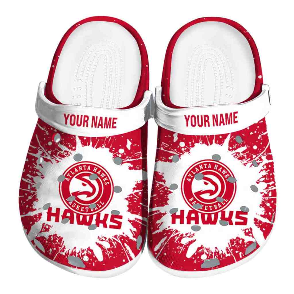 Customized Atlanta Hawks Splash Art ClogTVC1801710