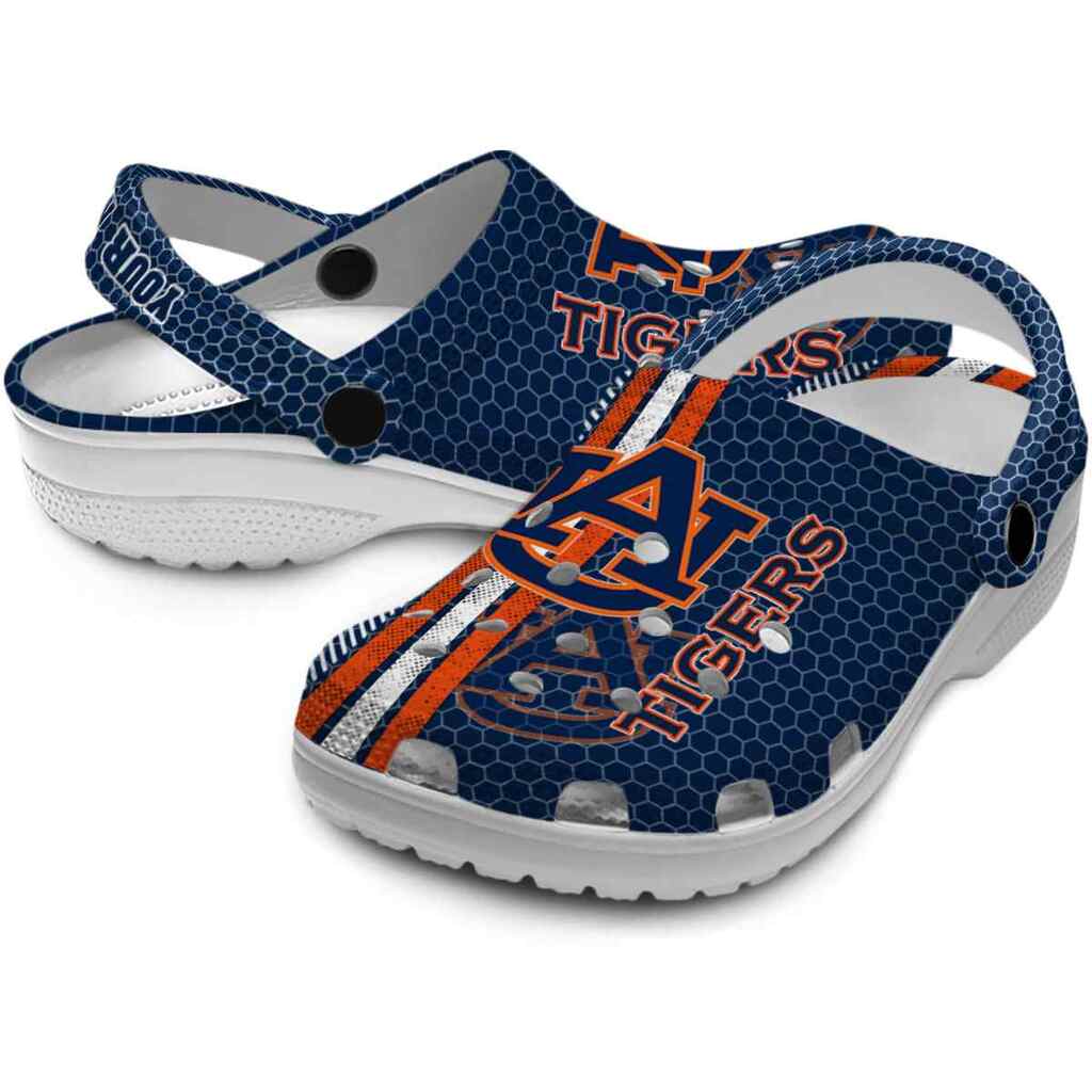 Customized Auburn Tigers Contrasting Stripes ClogTVC1801980 - Image 3