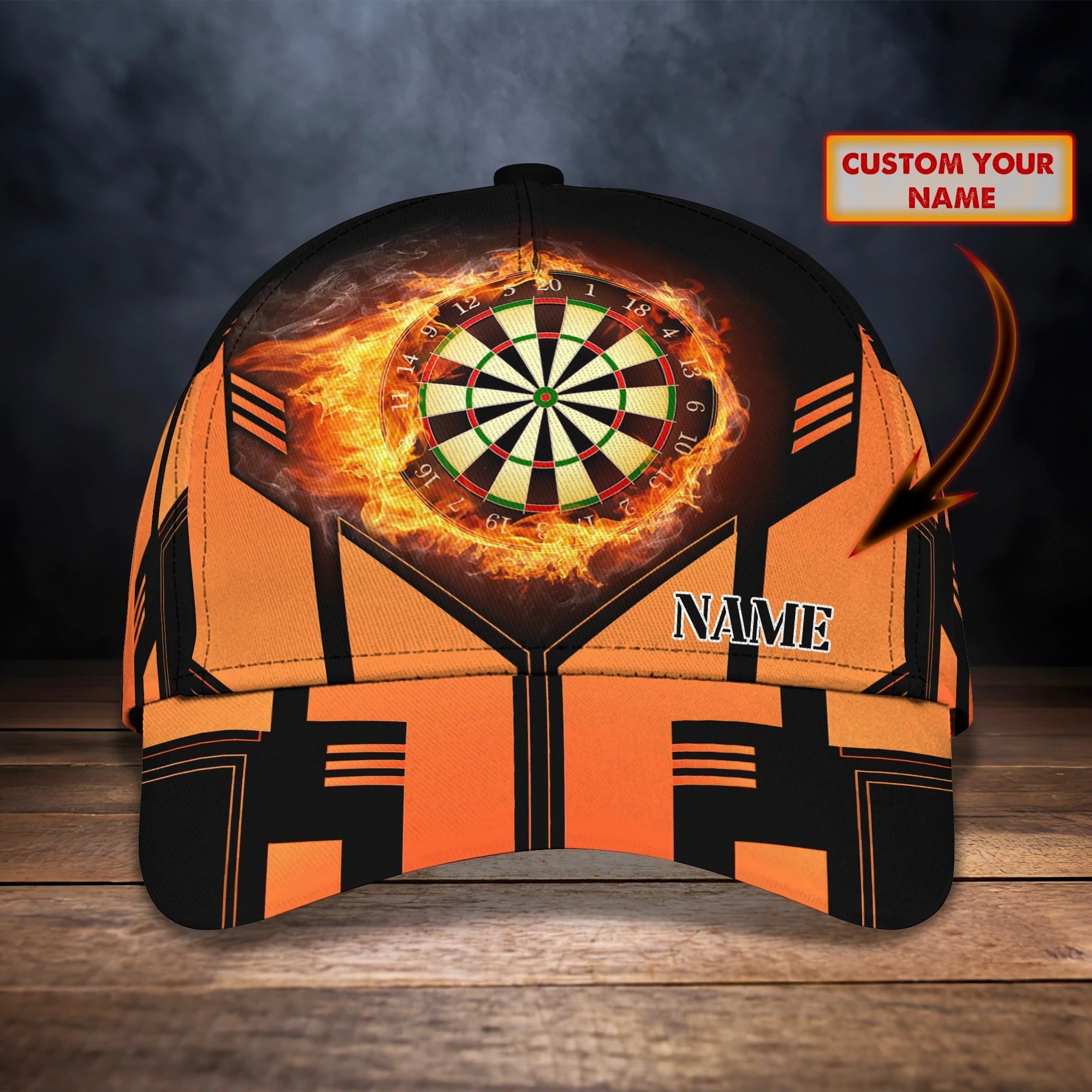 Customized Baseball 3D All Over Print Dart Caps For Darter, To My Boy Daughter Dart Lover Gift, Dart Cap Hat Trucker Hats Custom Hats Gifts For Men & Women
