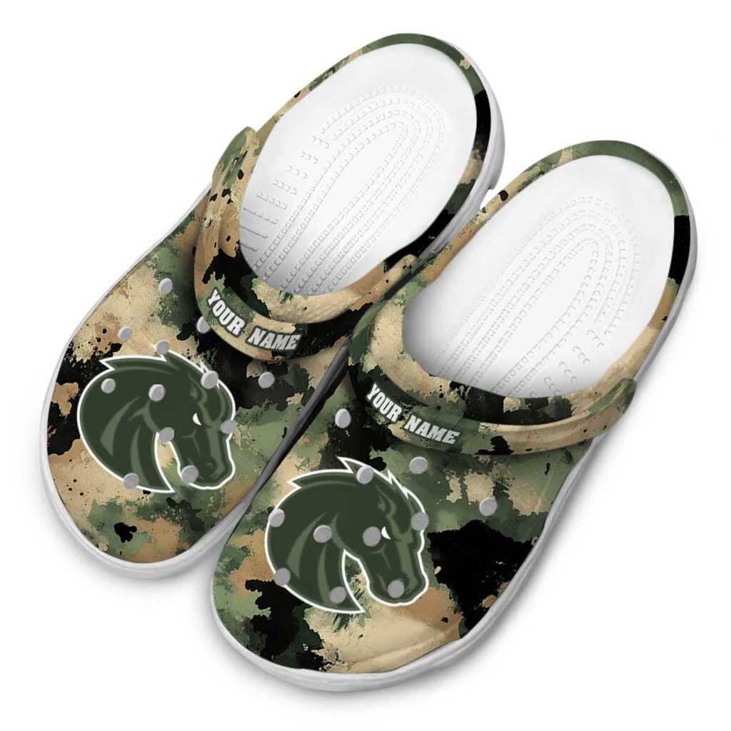 Customized Boise State Broncos Camouflage Craze ClogTVC1801759 - Image 4