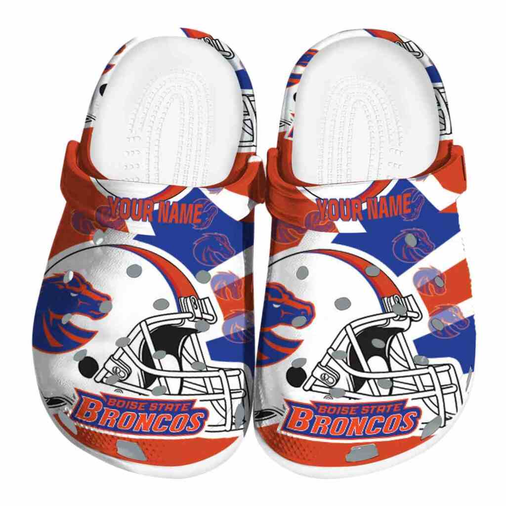 Customized Boise State Broncos Football Helmet ClogTVC1801801