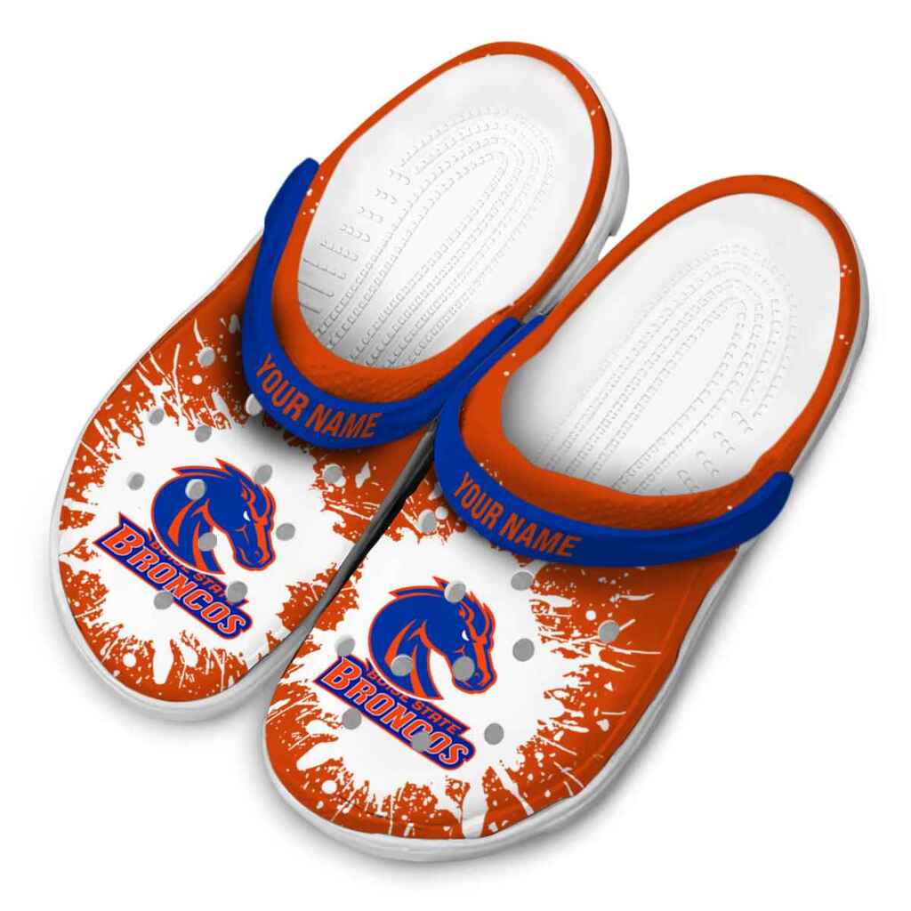 Customized Boise State Broncos Splash Art ClogTVC1801750 - Image 4