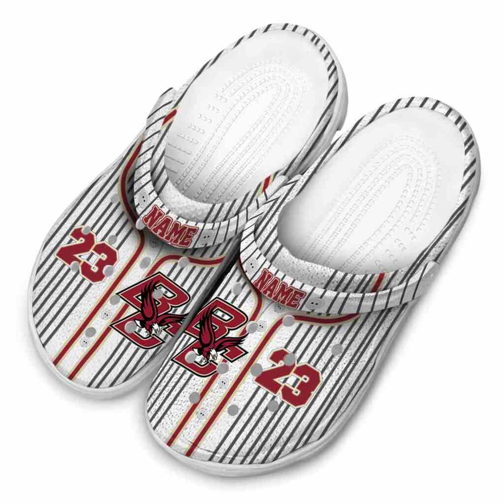 Customized Boston College Eagles Pinstripe Pattern ClogTVC1801750 - Image 4