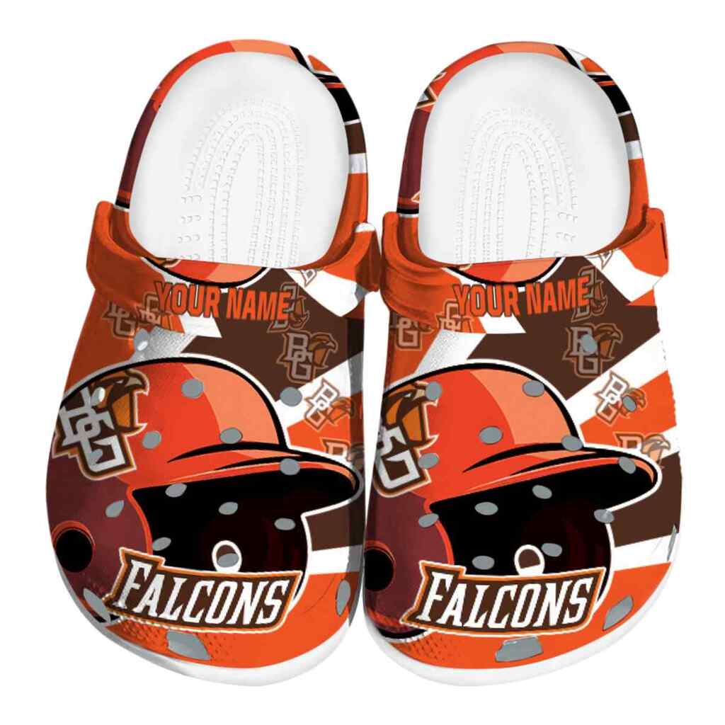 Customized Bowling Green Falcons Baseball Helmet ClogTVC1801809