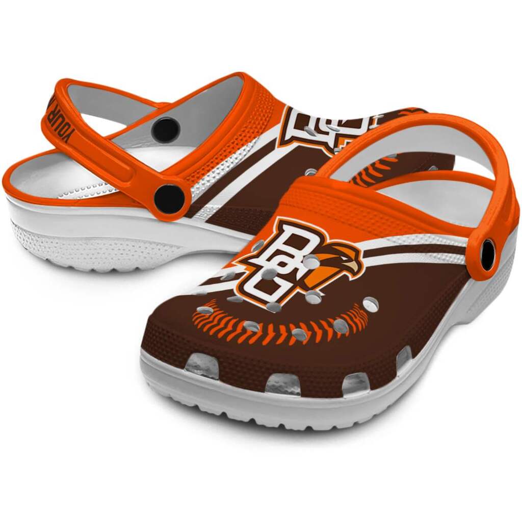 Customized Bowling Green Falcons Baseball Motif ClogTVC1801802 - Image 3