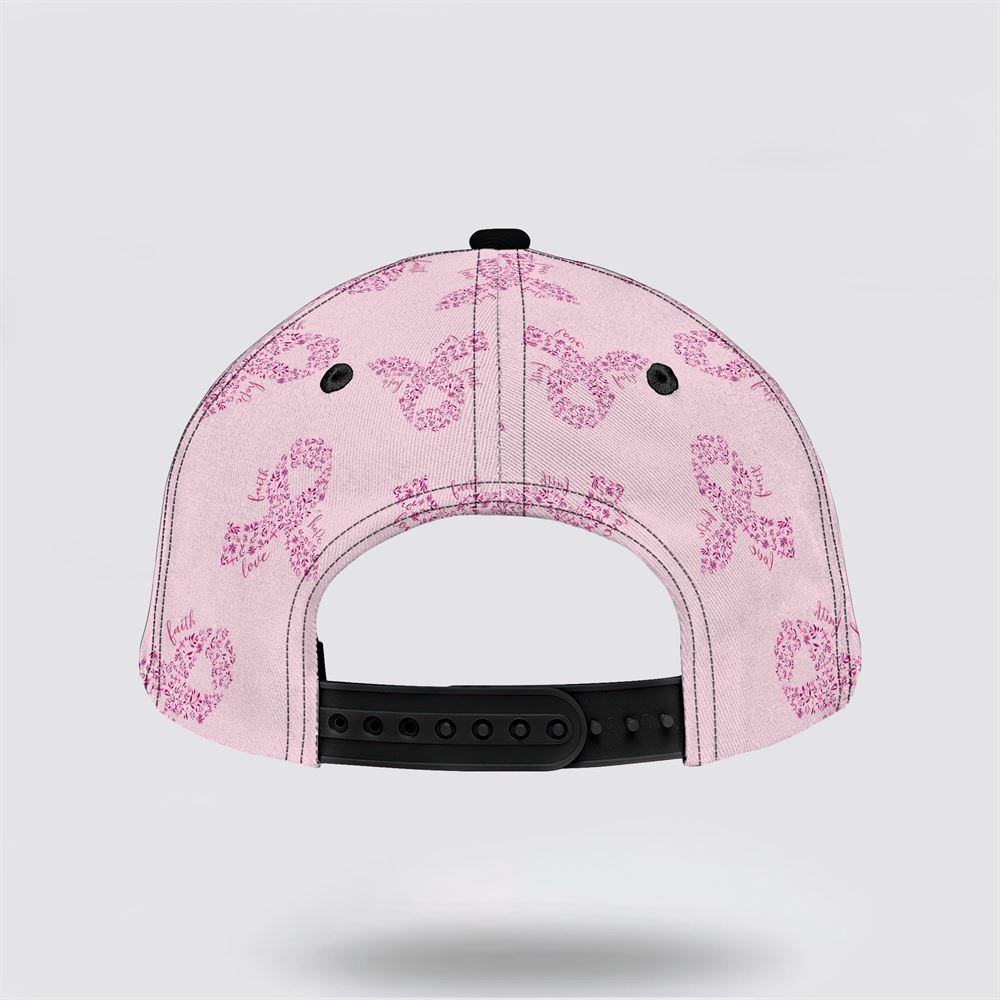 Customized Breast Cancer Awareness Pink Baseball Cap Trucker Hats Custom Hats Gifts For Men & Women