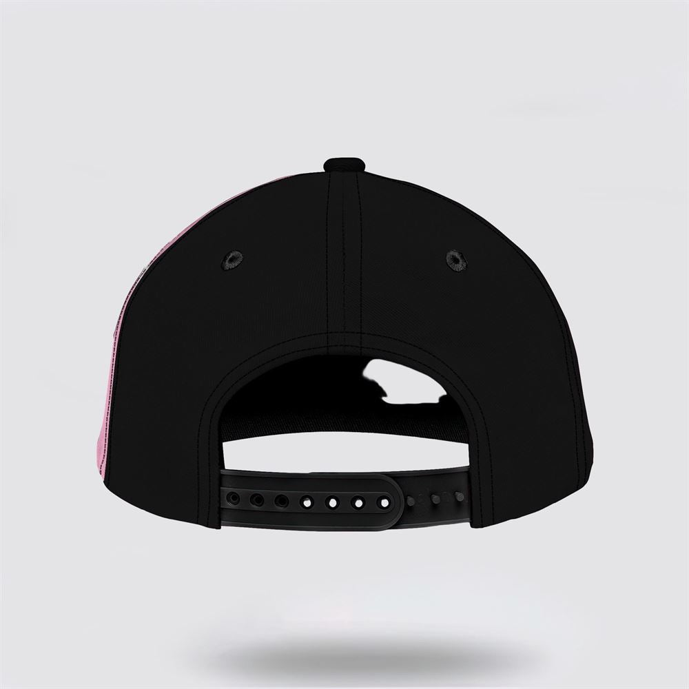 Customized Breast Cancer Awareness Pink Butterfly Art Baseball Cap Trucker Hats Custom Hats Gifts For Men & Women