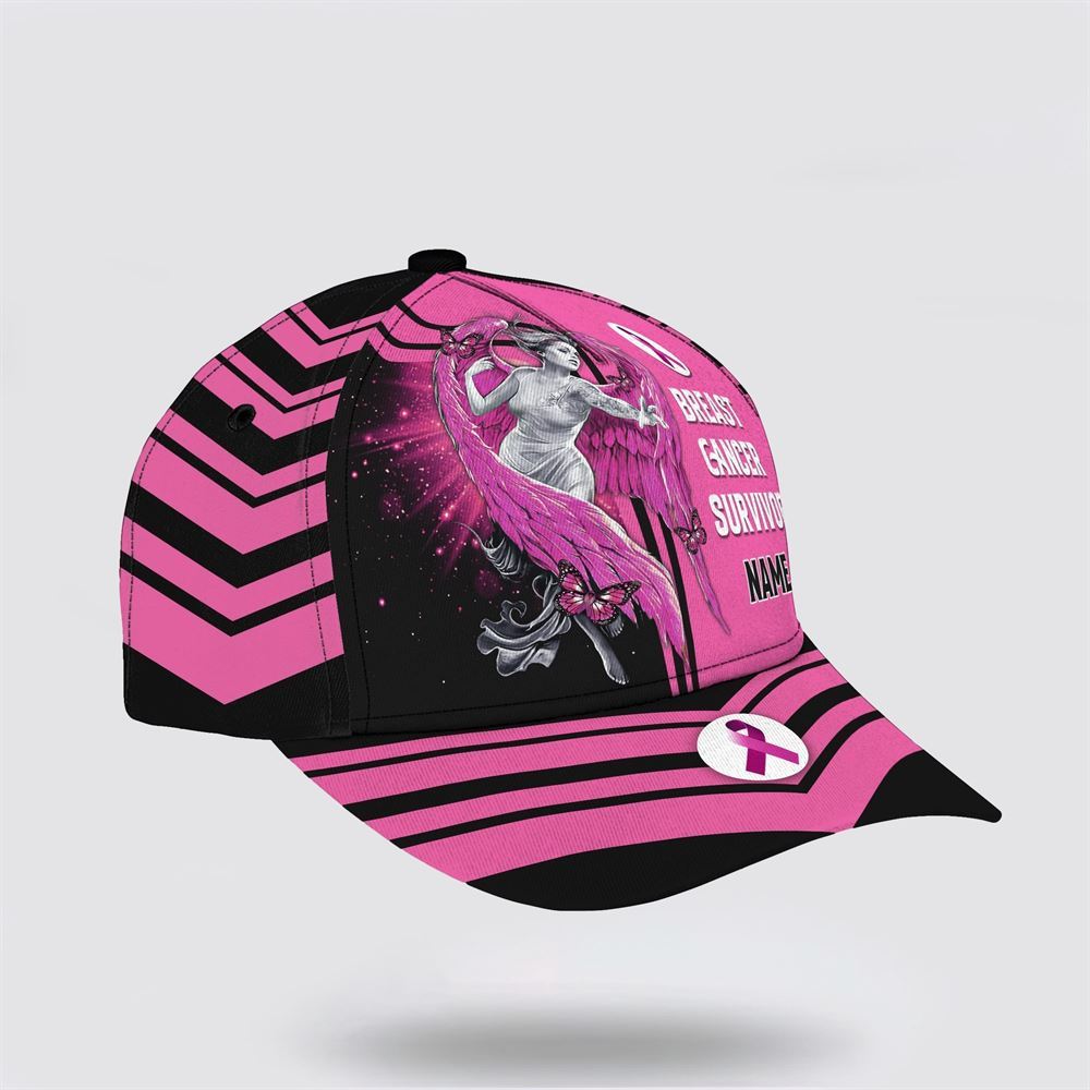 Customized Breast Cancer Awareness Survivor Art Baseball Cap Trucker Hats Custom Hats Gifts For Men & Women