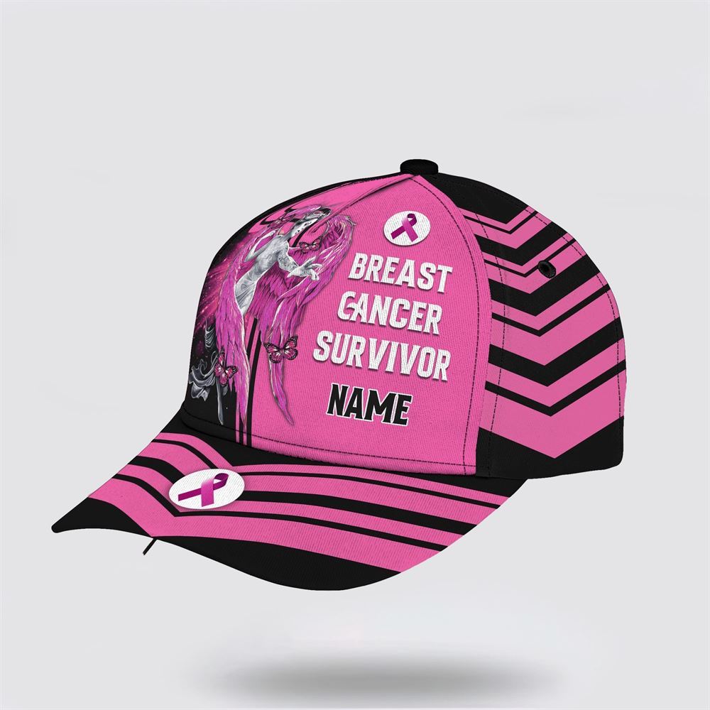 Customized Breast Cancer Awareness Survivor Art Baseball Cap Trucker Hats Custom Hats Gifts For Men & Women
