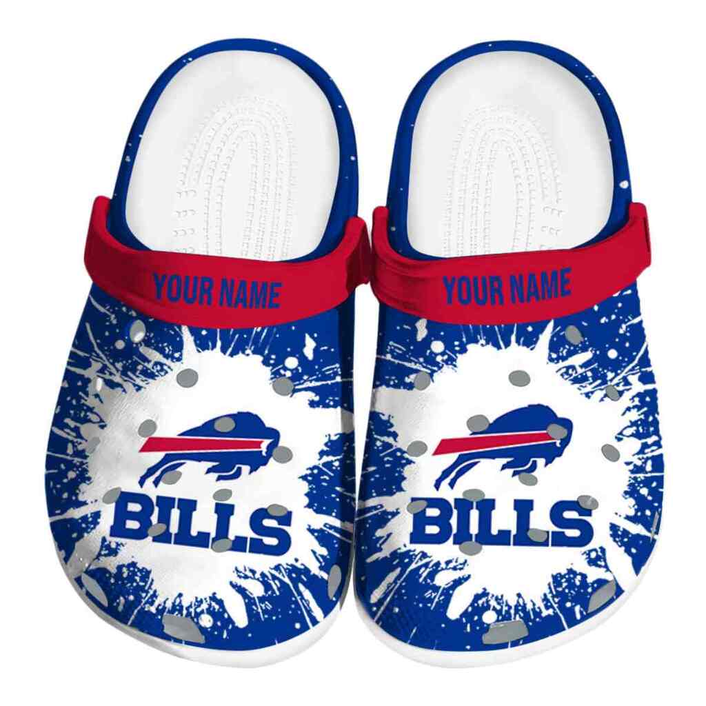 Customized Buffalo Bills Splash Art ClogTVC180101