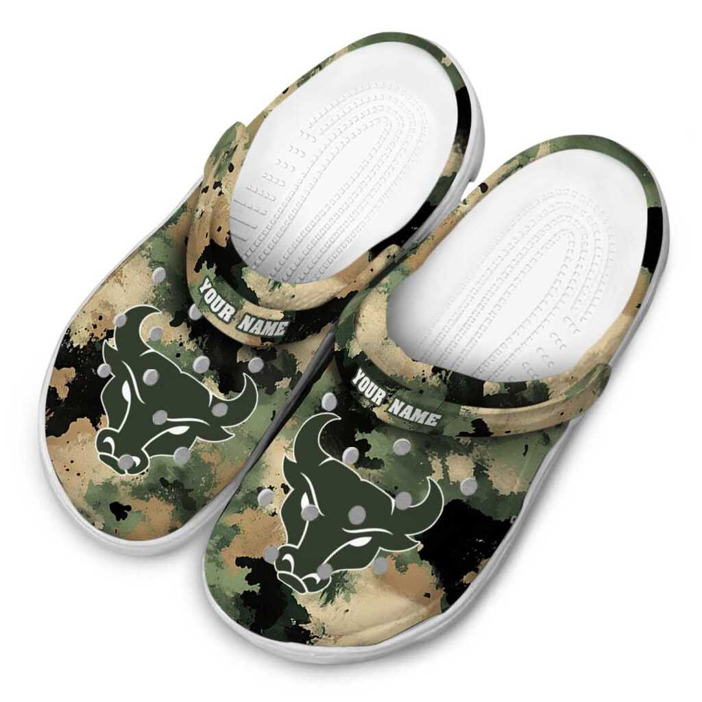 Customized Buffalo Bulls Camouflage Craze ClogTVC1801761 - Image 4