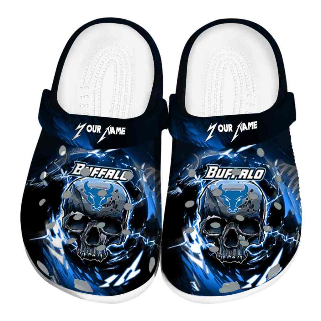 Customized Buffalo Bulls Gothic Skull ClogTVC1801812