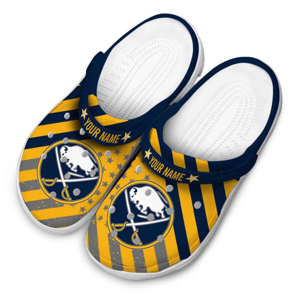 Customized Buffalo Sabres Star-Spangled Graphic ClogTVC1801863 - Image 4