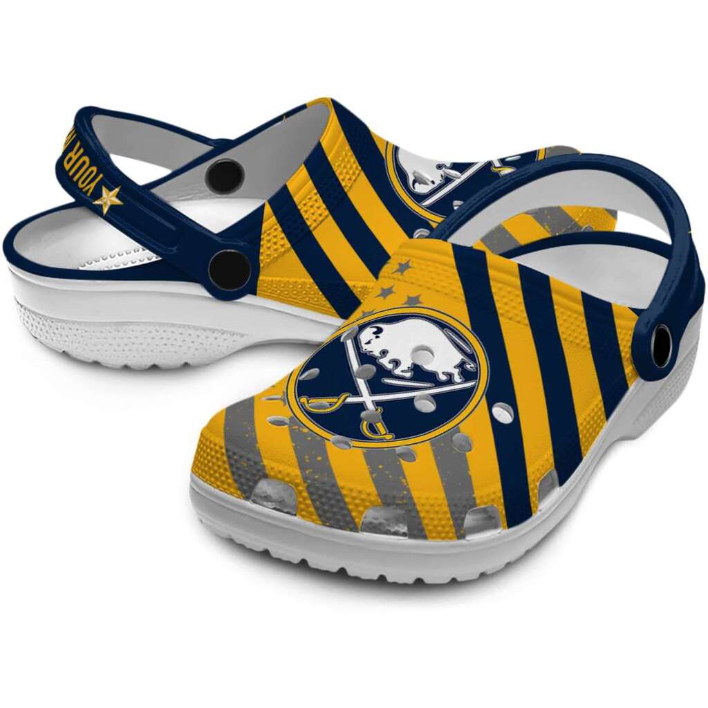Customized Buffalo Sabres Star-Spangled Graphic ClogTVC1801863 - Image 3