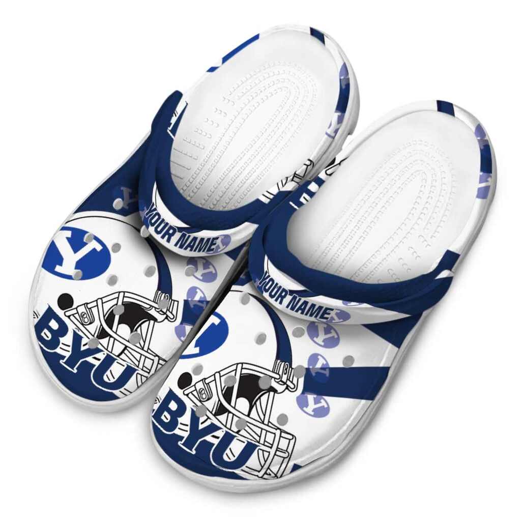 Customized BYU Cougars Football Helmet ClogTVC1801801 - Image 4