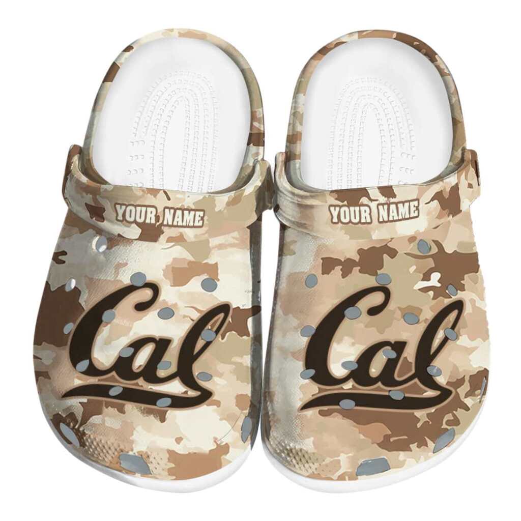 Customized California Golden Bears Desert Camo ClogTVC1801761