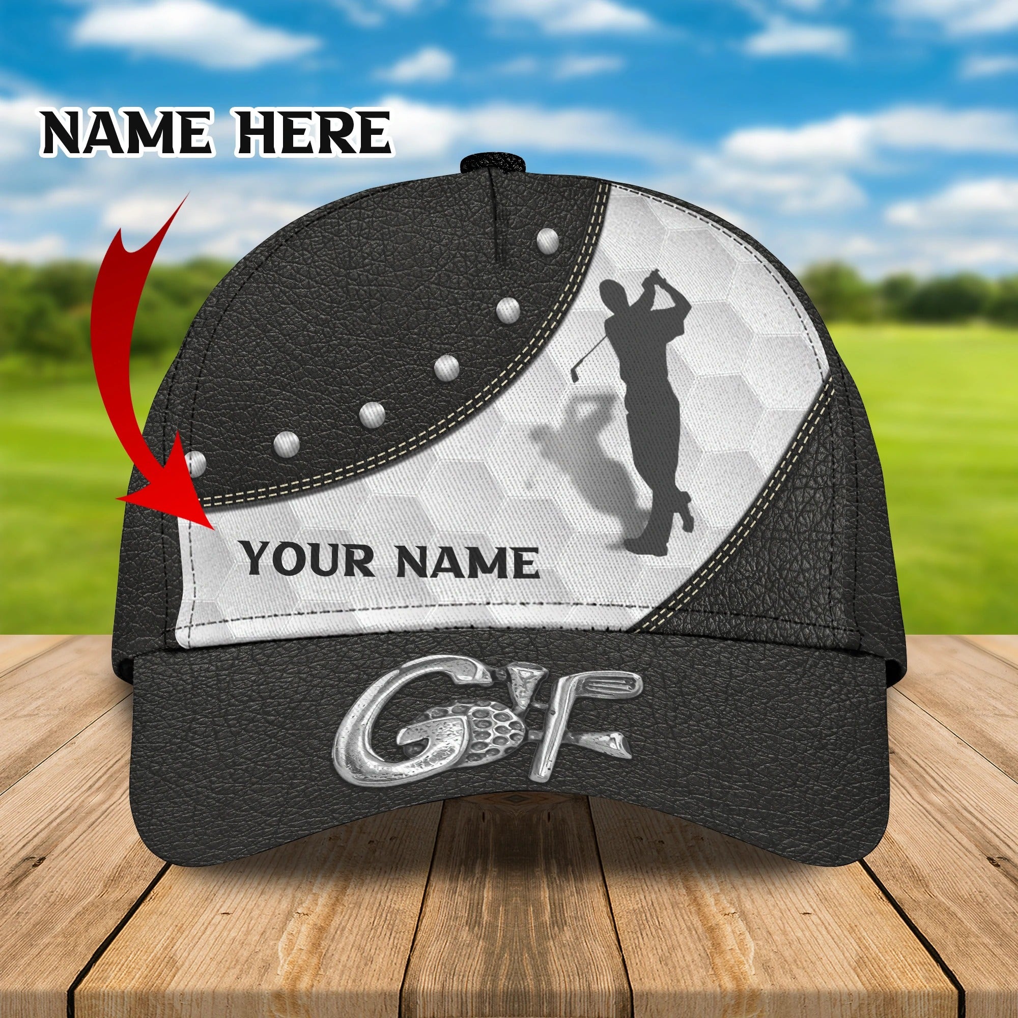 Customized Cap For Golfer, Golf Womans Cap, Classic Cap For Golf Lover, Christmas Golfer Gifts Trucker Hats Custom Hats Gifts For Men & Women