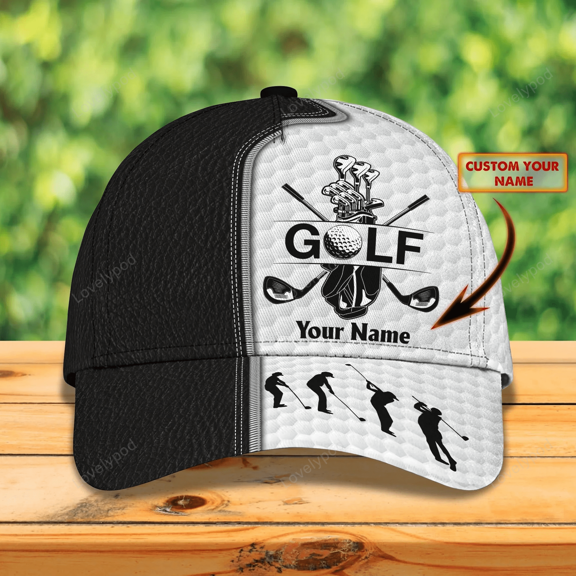 Customized Cap For Golfer, Golf Womans Cap, Classic Cap For Golf Lover, Christmas Golfer Gifts Trucker Hats Custom Hats Gifts For Men & Women