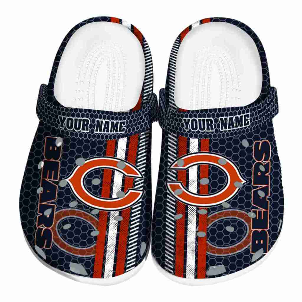 Customized Chicago Bears Contrasting Stripes ClogTVC1801192