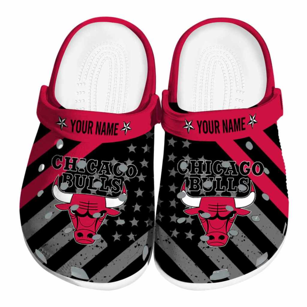 Customized Chicago Bulls Star-Spangled Graphic ClogTVC1801914