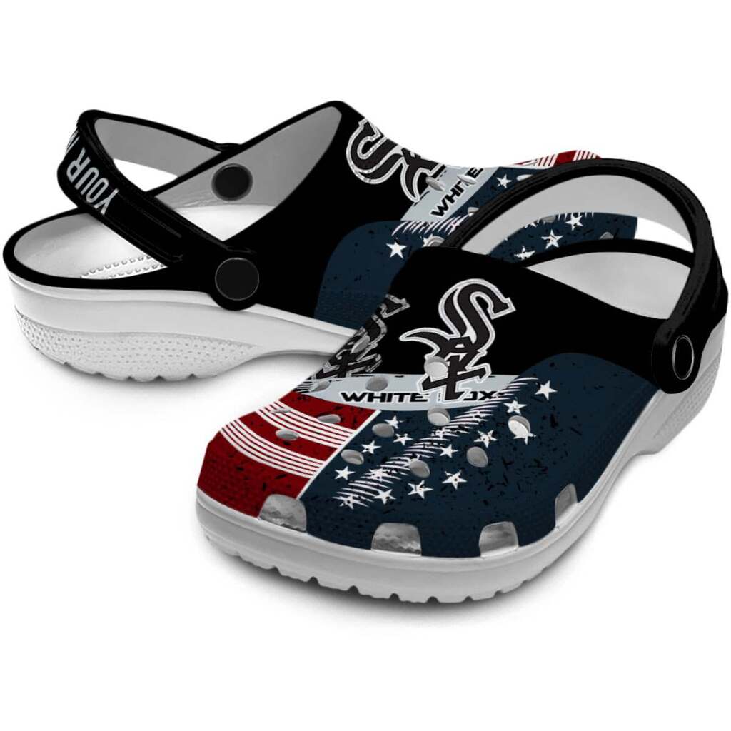 Customized Chicago White Sox Star-Spangled Side Pattern ClogTVC1801187 - Image 3