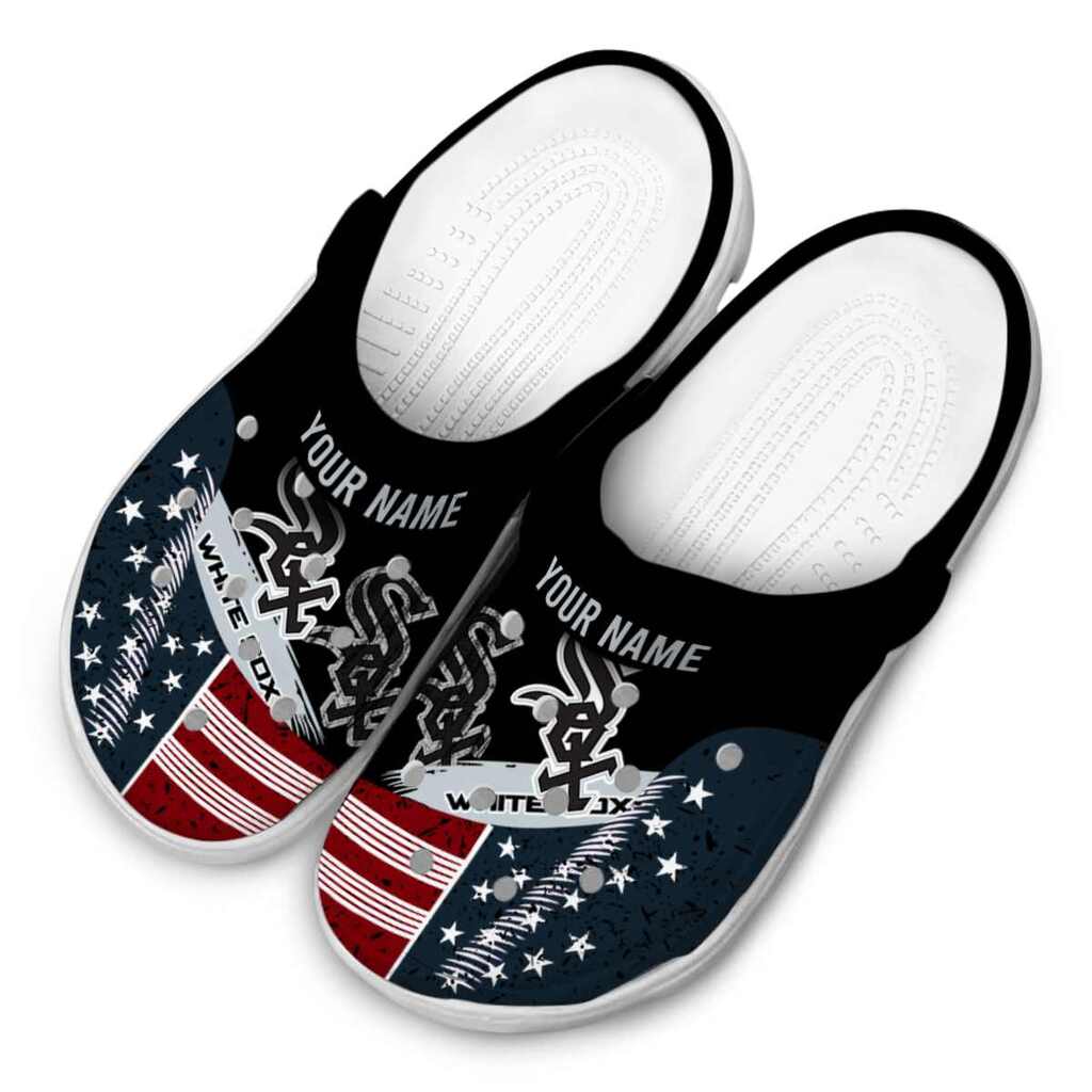 Customized Chicago White Sox Star-Spangled Side Pattern ClogTVC1801187 - Image 4