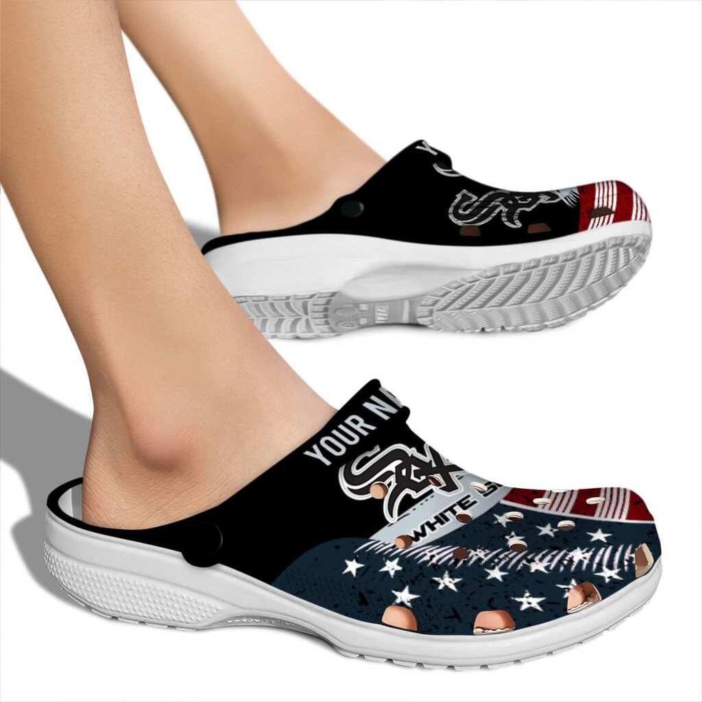 Customized Chicago White Sox Star-Spangled Side Pattern ClogTVC1801187 - Image 2
