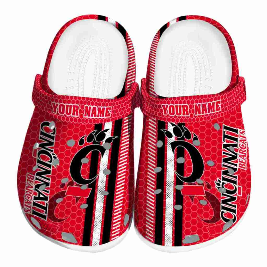 Customized Cincinnati Bearcats Contrasting Stripes ClogTVC1801739