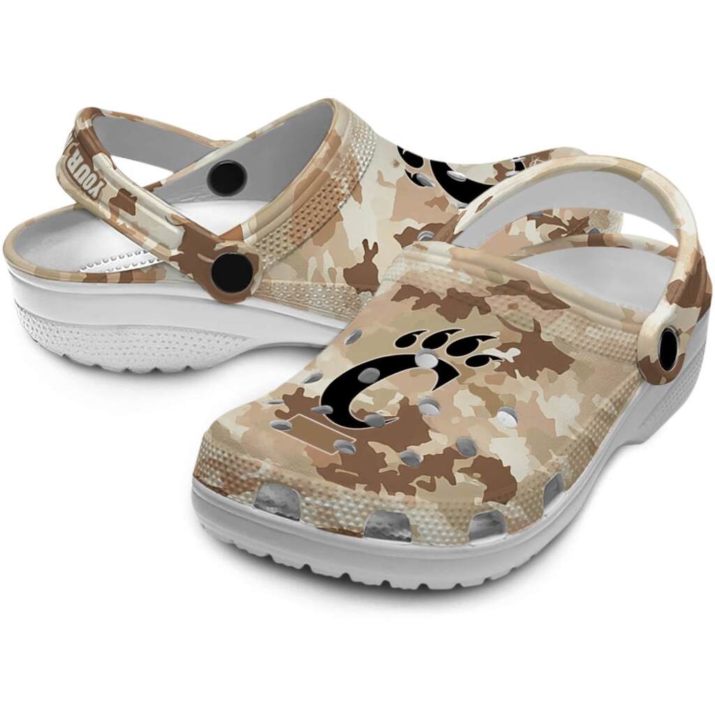 Customized Cincinnati Bearcats Desert Camo ClogTVC1801753 - Image 3