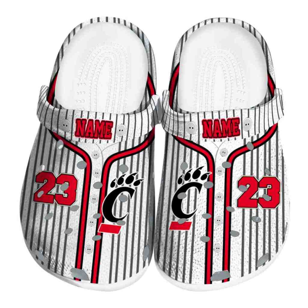 Customized Cincinnati Bearcats Pinstripe Pattern ClogTVC1801747